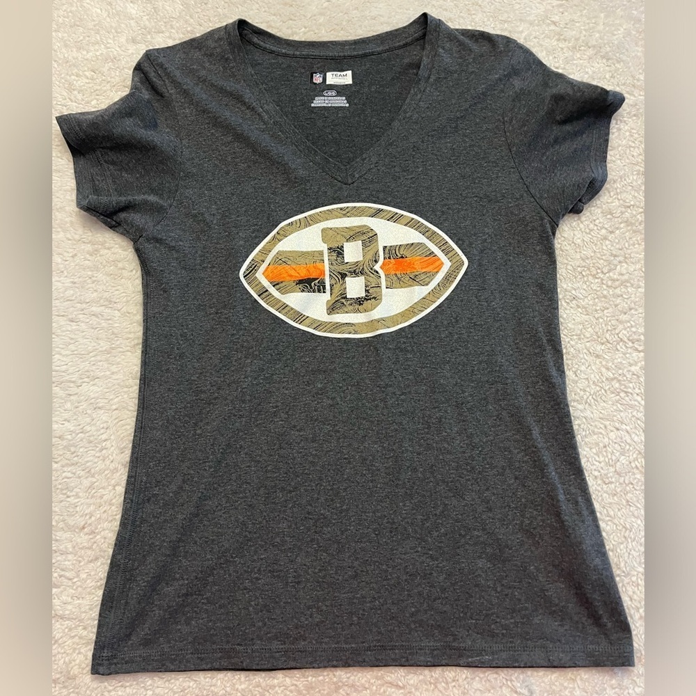 Browns V Neck Tee